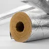 Close-up of a roll of Rockwool insulation with a silver foil exterior. Produktbild-Vorschau