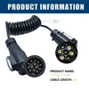 CCLIFE 2,0 m, adaptateur 13 broches vers 7 broches, câble Voir les images du produit 3