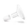 A white plastic funnel and a clear plastic connector are shown against a white background. Podgląd zdjęcia produktu