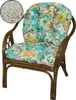AMPO Cuscino imbottito per sedia in rattan, sedia Bahamas, Anteprima dell’immagine prodotto 1