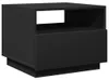 vidaXL Salontafel met LED-verlichting, zwart, 50x49x40 cm Productafbeelding-voorbeeld 4