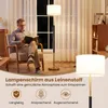 Lampada da terra COSTWAY, altezza 165 cm, con paralume in Anteprima dell’immagine prodotto 4