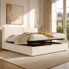 Flieks gestoffeerd bed 180x200 cm met gestoffeerd Productafbeelding-voorbeeld 1