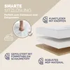 CASARIA® Sitzbank mit Stauraum Faltbar Weiß 80x40x40cm Produktbild-Vorschau 4