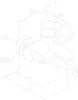 A technical drawing or blueprint of a faucet with dimensions. Produktbild-Vorschau