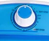 Close-up of a control dial on a blue and white appliance, likely a washing machine. Produktbild-Vorschau