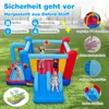 COSTWAY Hüpfburg für Kinder, Bouncy Castle mit 550W Produktbild-Vorschau 6