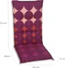 A high chair cushion with a geometric pattern. Produktbild-Vorschau