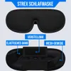 Strex 3D Schlafmaske - komfortable Memory-Schaum Produktbild-Vorschau 2