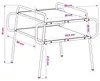 vidaXL Salontafel Artisan-Eik, 50 x 50 x 51 cm, houtvezel Productafbeelding-voorbeeld 7