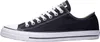 A black Converse All Star low-top sneaker is shown from the side against a white background. Voir les images du produit