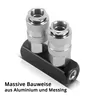 STAHLWERK 2 x 2-fach Druckluft-Verteiler bis 35 bar mit Produktbild-Vorschau 2
