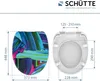 Siège WC SCHÜTTE NEON PAINT, abattant de WC en plastique Voir les images du produit 5