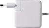 A white Apple Macbook Pro power adapter with a T-type plug. Produktbild-Vorschau