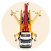 Malplay: camion con pompa per calcestruzzo, braccio mobile, Anteprima dell’immagine prodotto 9