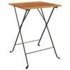 vidaXL Bistro stůl skládací 55x54x71 cm masivní dřevo teak Náhled obrázku produktu 2