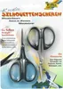 A product package containing two pairs of silhouette scissors, with descriptive text and branding. Anteprima dell’immagine prodotto