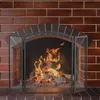relaxdays Funkenschutzgitter schwarz Produktbild-Vorschau 2