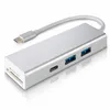 HAMA USB-3.1-Type-C-Hub 1:3 2x USB-A / USB-C / Kartenleser Produktbild-Vorschau 2