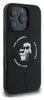 A black iPhone case with a Karl Lagerfeld and Choupette graphic. Anteprima dell’immagine prodotto