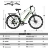 E-Bike V2 26 Zoll E Bike Trekkingrad, 522 Wh Akku, 45 Nm,  Produktbild-Vorschau 4
