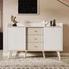 Merax Sideboard 117,5x39,5x79cm avec 3 tiroirs, commode Voir les images du produit 1