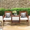 GOPLUS 2-Sitzer Gartenbank mit Tisch, Wetterfeste Produktbild-Vorschau 2