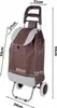 Verk 01745 Torba na zakupy na kółkach 30L brązowa Podgląd zdjęcia produktu 5