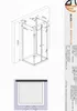 Glaswerk Westfalen- Emma 100x80x100cm U-Duschkabine SW Anteprima dell’immagine prodotto 2