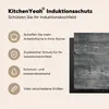KitchenYeah© Herdabdeckplatte Grauer hölzerner Hintergrund Produktbild-Vorschau 6