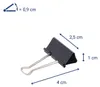 MAUL Foldback-Klemmer Federstahl Metall 12 Stück 25 mm Produktbild-Vorschau 2