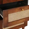 vidaXL Sideboard Braun 40 x 33,5 x 75 cm Massivholz Mango Produktbild-Vorschau 6