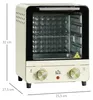 HOMCOM Mini piekarnik 15 l, piekarnik do pizzy 1000 W, Podgląd zdjęcia produktu 3