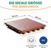 Fallschutzmatte 50x50 cm Gummimatte für Spieltürme Schaukel Produktbild-Vorschau 2