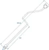 Rinforzo angolare fisso 840 mm/19 mm Anteprima dell’immagine prodotto 4
