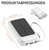 Outdoor Solar Powerbank 10000mAh, mit Taschenlampe, IP65, Produktbild-Vorschau 7