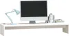 vidaXL Podstawa pod monitor biała 100x27x15 cm lite drewno Podgląd zdjęcia produktu 4