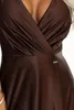 Numoco Vestido largo para mujer, modelo Shexred, color Vista previa de la imagen del producto 8