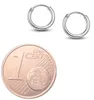 Creolen aus 925 Sterling Silber; Silbercreolen in der Größe Produktbild-Vorschau 1