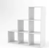MIADOMODO® Treppenregal - Weiß, 6 Fächer, 97,5x29x97,5 cm, Produktbild-Vorschau 7