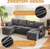 Canapé d'angle Merax, Canapé-lit en U 4 places, Canapé Voir les images du produit 8
