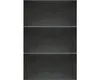 Three dark gray rectangular panels are stacked vertically against a white background. Anteprima dell’immagine prodotto