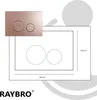 Raybro Betätigungsplatte Cortado Universal 2-Mengen-Spülung Produktbild-Vorschau 3