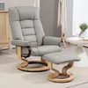 HOMCOM Relaxsessel mit Hocker Drehbar Fernsehsessel mit Produktbild-Vorschau 10