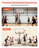 Panier de basket portable, hauteur réglable de 2,3 à 3,05 Voir les images du produit 6