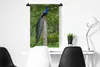 MuchoWow® Wandteppich Wandbehang Pfau - Wald - Zweig 60x90 Produktbild-Vorschau 4