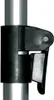 A close-up shot of a black plastic clamp mechanism attached to a silver pole. Anteprima dell’immagine prodotto