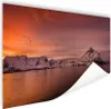 MuchoWow® Poster Surfen bei Sonnenuntergang 60x40 cm - Produktbild-Vorschau 1