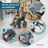 Mobiclinic Sedia a rotelle pieghevole Sedia a rotelle Anteprima dell’immagine prodotto 8