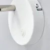 Lindby LED-Wandlampe Milow, weiß, 9,6 cm hoch, Schalter Produktbild-Vorschau 6